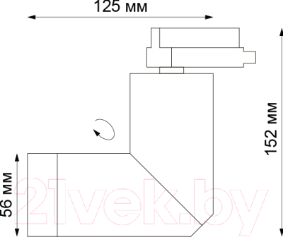 Трековый светильник Novotech Elite 370589