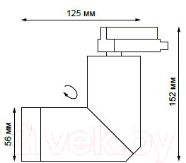 Трековый светильник Novotech Elite 370594