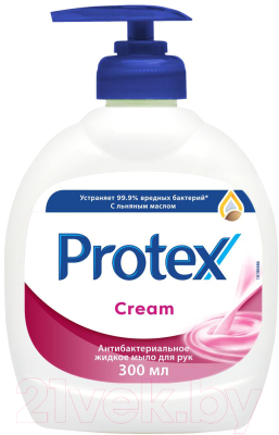 Мыло жидкое PROTEX Cream дезинфицирующее (300мл)