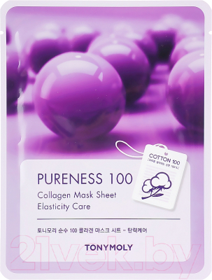 Маска для лица тканевая Tony Moly Pureness 100 Collagen Mask Sheet