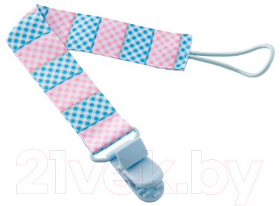 Прорезыватель для зубов ROXY-KIDS RSC-001-S (голубой/розовый полоска)