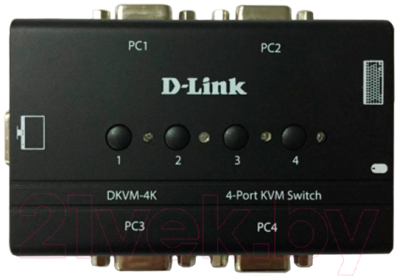 Переключатель портов D-Link DKVM-4K/B2A