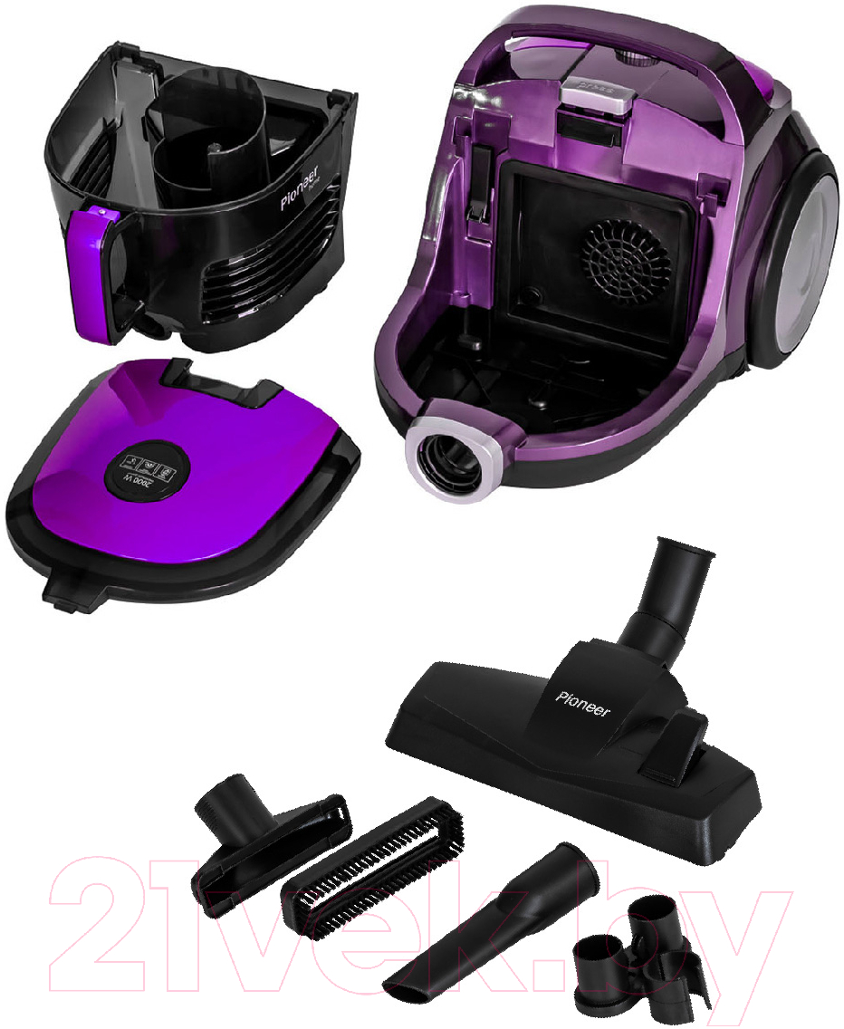 Пылесос Pioneer VC321C (ultra violet) — фото 3