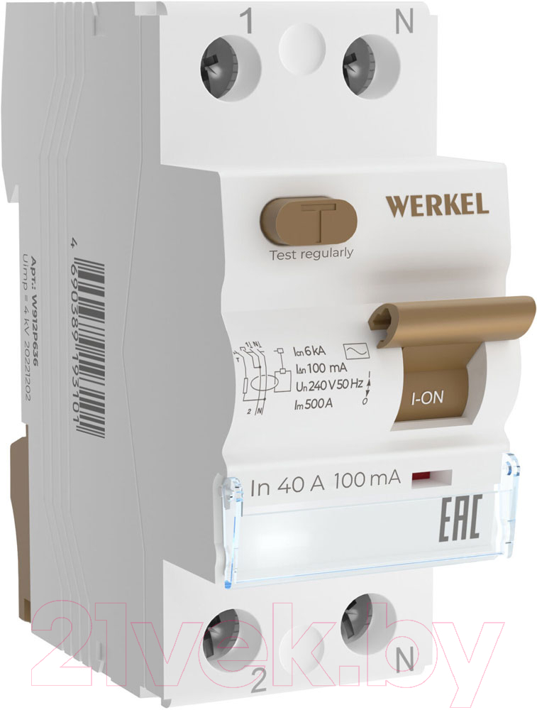 Устройство защитного отключения Werkel W812P404