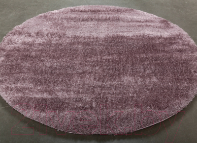 Ковер Radjab Carpet Паффи Шагги Круг 6327RK (3x3, Lilak)