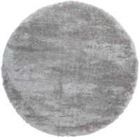 Ковер Radjab Carpet Паффи Шагги Круг P001A / 6340RK (3x3, Grey) - 
