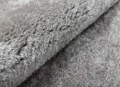 Коврик Radjab Carpet Паффи Шагги Круг P001A / 6348RK (0.8x0.8, Grey)