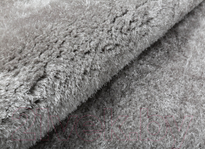 Коврик Radjab Carpet Паффи Шагги Круг P001A / 6335RK (1x1, Grey)