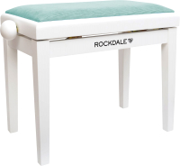 Банкетка для музыкантов Rockdale Rhapsody 131 SV White Green / A142431 (белый/зеленый) - 