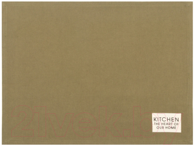 Набор сервировочных салфеток Этель Kitchen / 7866039 (2шт, зеленый)