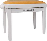 Банкетка для музыкантов Rockdale Rhapsody 131 SV White Honey / A172220 (белый/медовый) - 