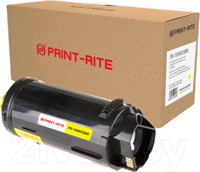 Тонер-картридж Print-Rite TFX721YPRJ / PR-106R03886