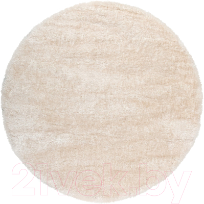 Коврик Radjab Carpet Паффи Шагги Круг P001A / 6354RK (1x1, Beige)