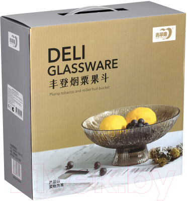 Фруктовница Deli Glass EX6001-10B/L1S