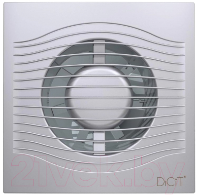 Вентилятор накладной ERA Slim D100 4C (Gray Metal)