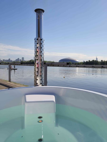 Купель Polarspa Elite термососна 200 (с хромотерапией и утеплением композитной чаши)