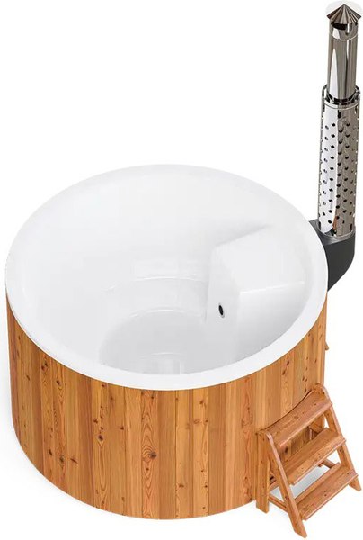Купель Polarspa Elite термососна 200 (с хромотерапией и утеплением композитной чаши)