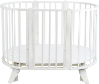 Детская кроватка СКВ 106001 (белый/белый) - 