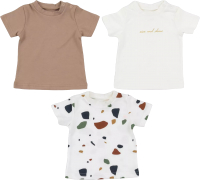 Набор футболок для малышей Rant Mosaic / 4675/1 (р.68, бежевый) - 