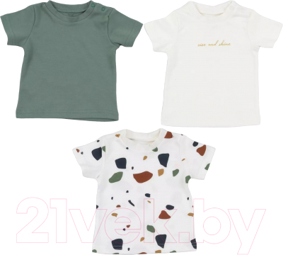 Набор футболок для малышей Rant Mosaic / 4675/2 (р.68, зеленый)