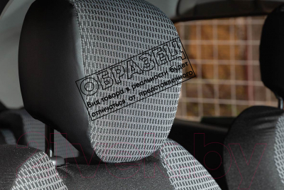 Комплект чехлов для сидений Seintex 88431 (черный/серый, для Renault Fluence 2010–2017)
