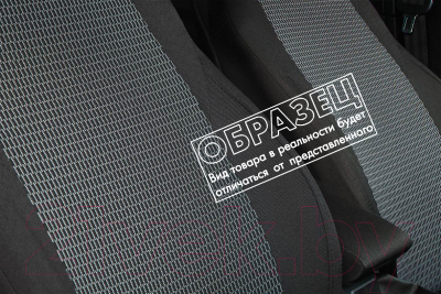 Комплект чехлов для сидений Seintex 88431 (черный/серый, для Renault Fluence 2010–2017)
