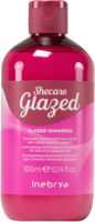 Шампунь для волос Inebrya Shecare Glazed Ламинирующий для блеска тусклых волос (300мл) - 