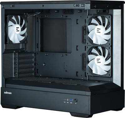 Корпус для компьютера Zalman P30 Black (без БП)