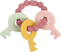 Прорезыватель для зубов Mum&Baby Ключики / 9912650 (розовый) - 