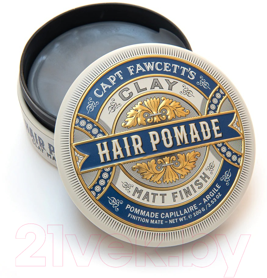 Глина для укладки волос Captain Fawcett Matt Clay Pomade