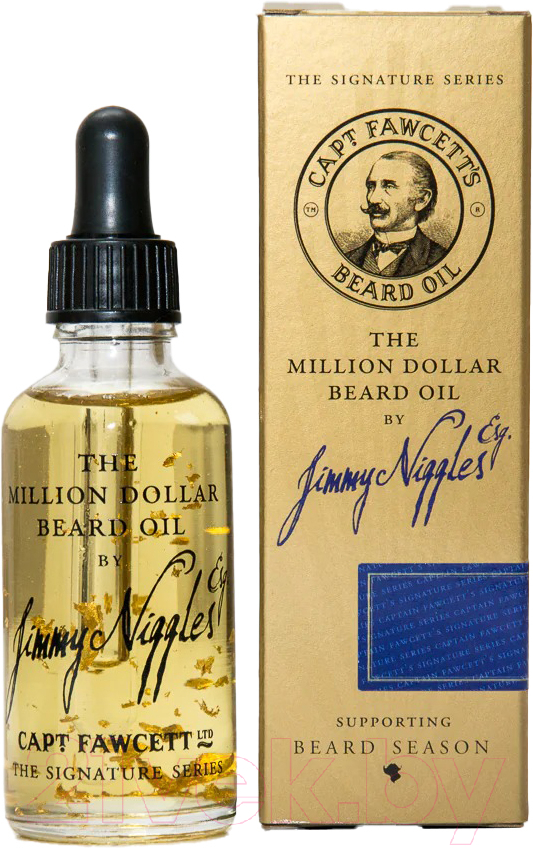 Масло для бороды Captain Fawcett Jimmy Niggles Million Dollar Beard Oil