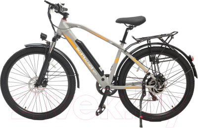Электровелосипед Smart Balance City 27.5 (серебристо-оранжевый)