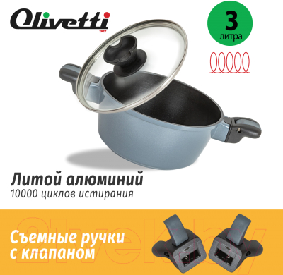 Набор кастрюль Olivetti SC620D/SC624D