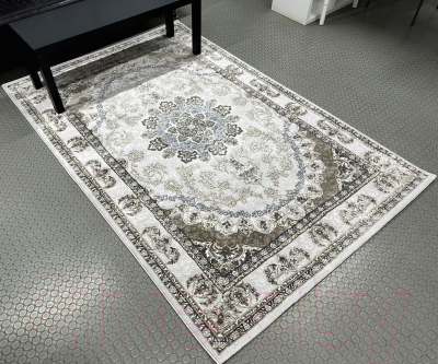 Ковер Radjab Carpet Дженезис Прямоугольник 05368C / 10337RK (1.6x3, Grey/Vizon)