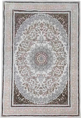 Ковер Radjab Carpet Дженезис Прямоугольник 05371B / 10360RK (1.6x3, Grey/Grey)