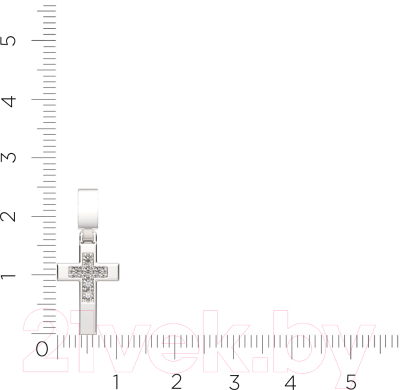Крестик из серебра ZORKA 0440340.ZZ.REL (с фианитами)