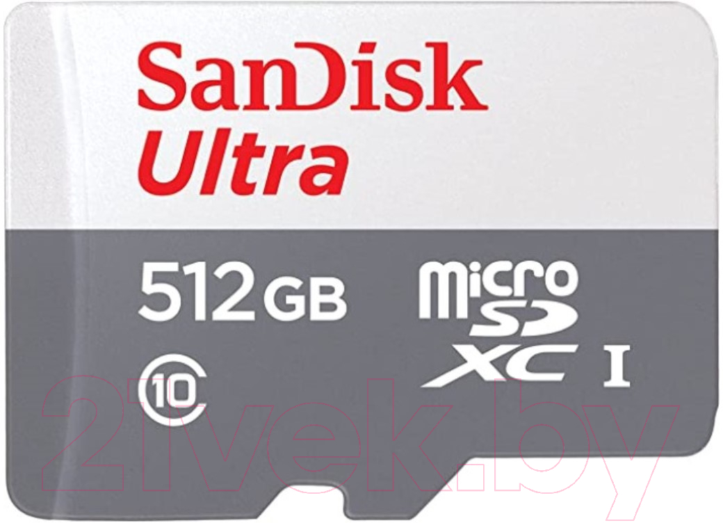 Карта памяти SanDisk Micro SDXC 512GB UHS-I (SDSQUNR-512G-GN3MN)