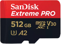 Карта памяти SanDisk Micro SDXC 512GB UHS-1 (SDSQXCD-512G-GN6MA) - 