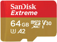 Карта памяти SanDisk Micro SDXC 64GB UHS-I (SDSQXAH-064G-GN6GN) - 