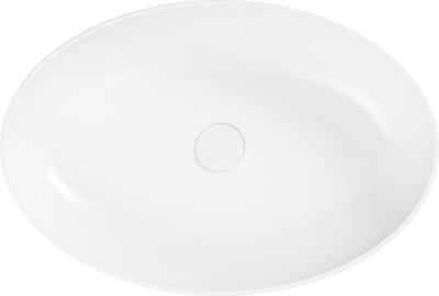 Умывальник Belux Турин 610 эллипс (18, белый матовый/Solid Surface) - 