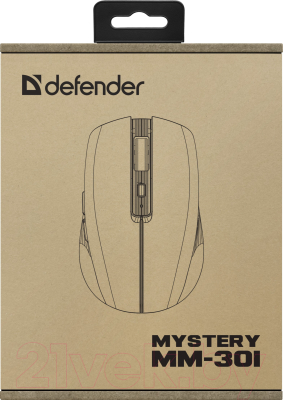 Мышь Defender Mystery MM-301 / 52301 (фиолетовый)