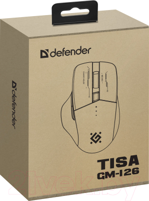 Мышь Defender Tisa GM-126 / 52126 (белый/синий)