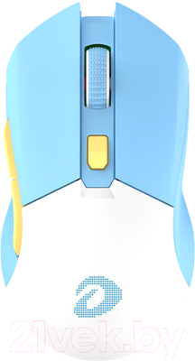 Мышь Dareu EM901X (голубой/белый)