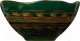 Салатник Luxstahl China Town HM04569-4.75 / фк8512 (слоновая кость/зеленый) - 