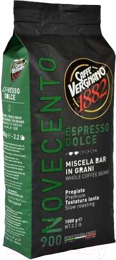 Кофе в зернах Vergnano Espresso Dolce 900