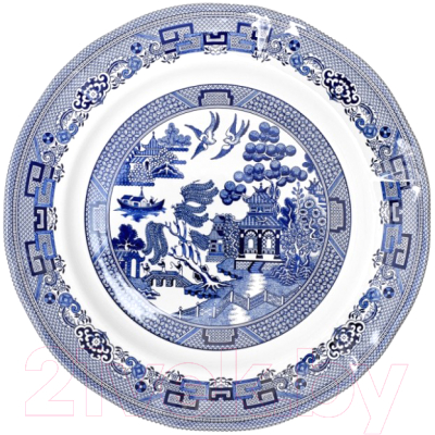 Тарелка столовая обеденная Grace By Tudor England Blue Willow GR06-30.9PL