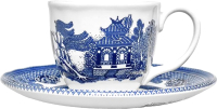 Чашка с блюдцем Grace By Tudor England Blue Willow GR06-90ES - 