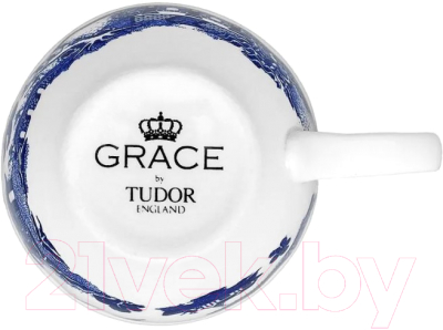 Чашка с блюдцем Grace By Tudor England Blue Willow GR06-90ES