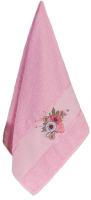 Полотенце Merzuka Duru 50x90 / 11962 (в коробке,розовый) - 
