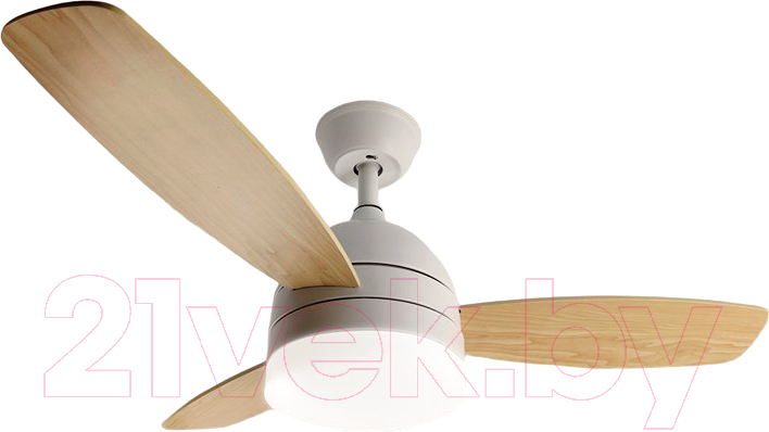 Вентилятор Estares Fan Wood 48W+18W R-APP-1060x390-WHITE/WOOD/WHITE-220-IP20